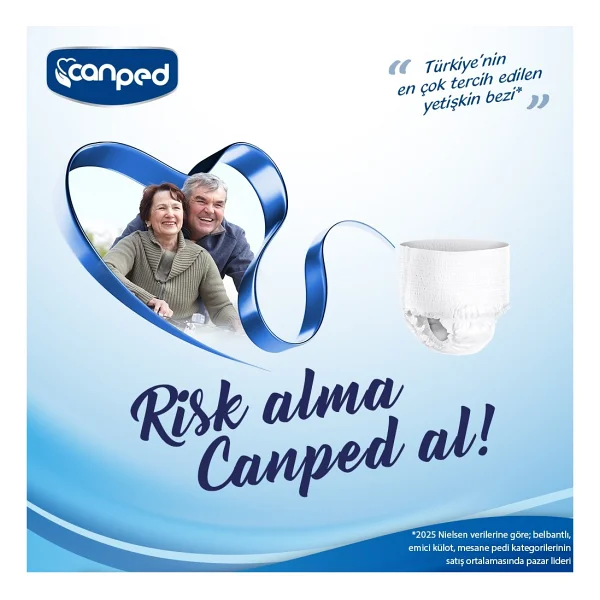 Canped Emici Külot Orta Boy M 30'lu Hasta Bezi - Görsel 3