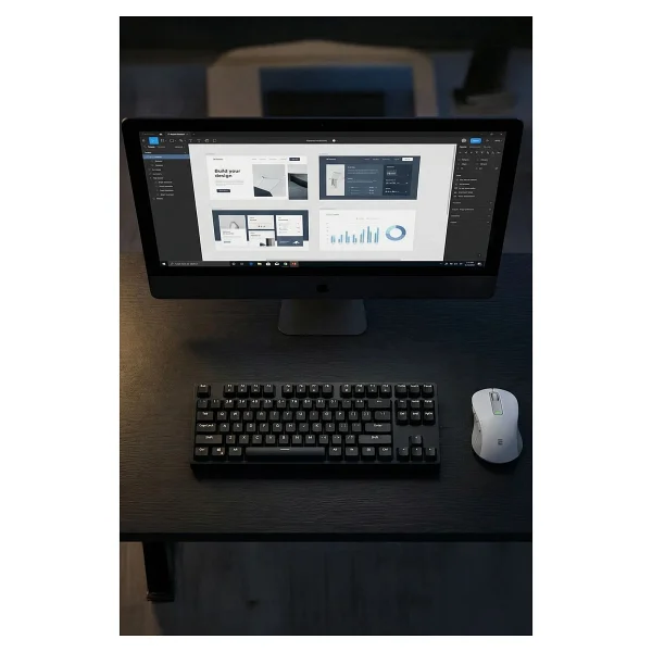 Everest Sm-Bt19 Beyaz Optik Kablosuz Mouse - Görsel 2