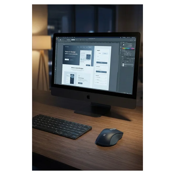 Everest Sm-Bt19 Lacivert Optik Kablosuz Mouse - Görsel 4
