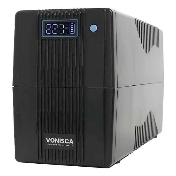 Vonısca Kesintisiz Güç Kaynakları D-650 650va Lcd Kesintisiz Güç Kaynağı Line Interactive 1x12v 7ah Ups Bilgisayar Modem Kamera PC - Görsel 10