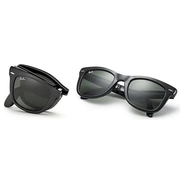 Ray-Ban Wayfarer Folding 4105 601 Black-Green Güneş Gözlüğü - Görsel 3