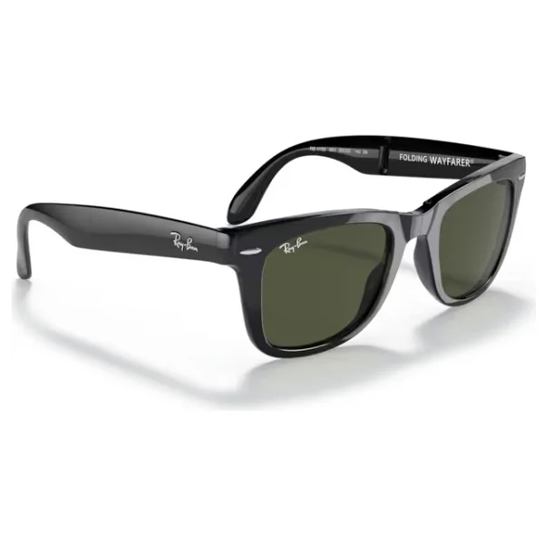 Ray-Ban Wayfarer Folding 4105 601 Black-Green Güneş Gözlüğü - Görsel 6