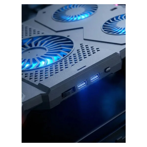 Rampage Ad-Rc14 X-Ranger RGB 5 Fanlı 9"-17" Laptop Soğutucu - Görsel 8
