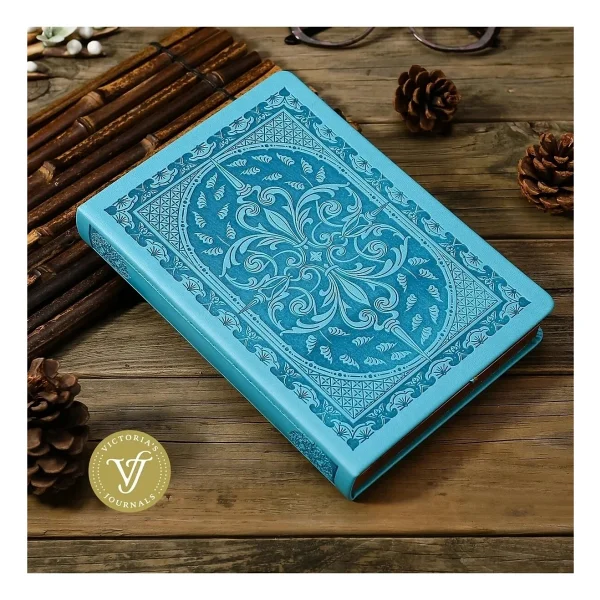 Victoria's Journals Vintage Old Book Defter 14x20 Cm. 80gr. 160 Yaprak.Çizgili - Görsel 3