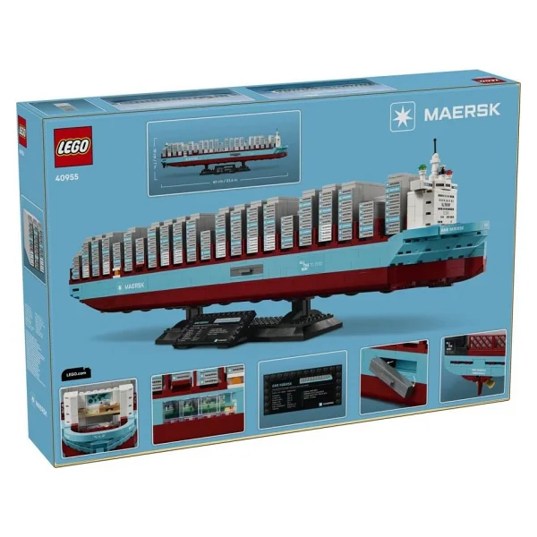 Lego 40955 Iconic Maersk Çift Yakıtlı Konteyner Gemisi - Görsel 9