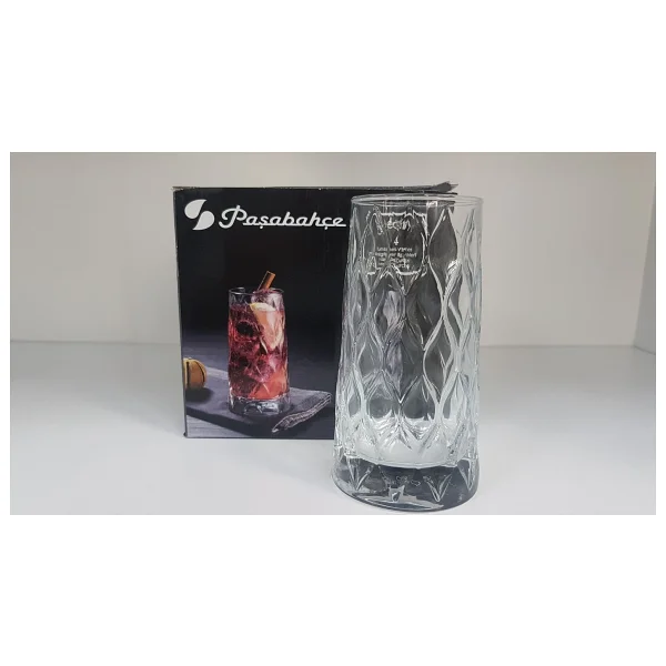 Paşabahçe Leafy 420855 345 Cc 4'lü Meşrubat Bardağı - Görsel 3