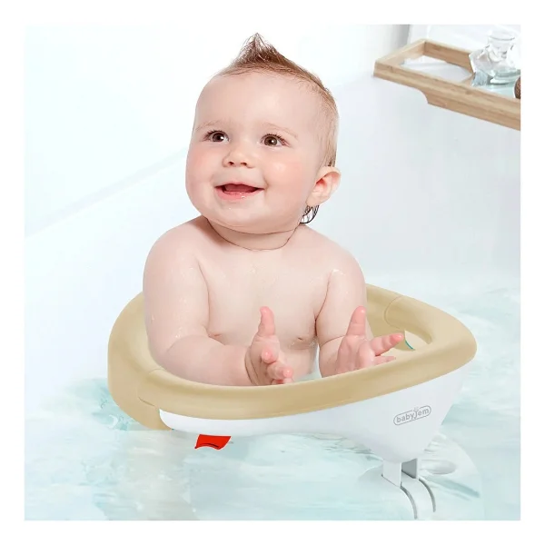 Babyjem Yandan Açılır Banyo Ve Mama Oturağı Bej - Görsel 9
