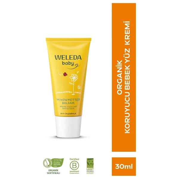 Weleda Baby Calendula Koruyucu Organik Yüz Kremi 30 Ml - Görsel 7