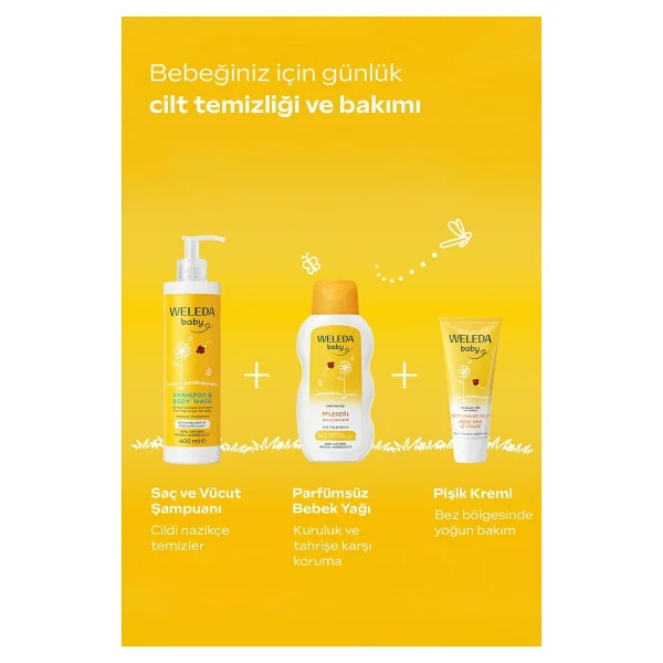 Weleda Baby Organik Pişik Kremi 75 ml - Görsel 6