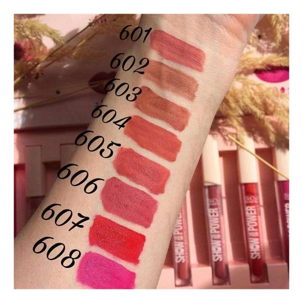 Show By Pastel Show Your Power Matte 601 Likit Ruj - Görsel 3