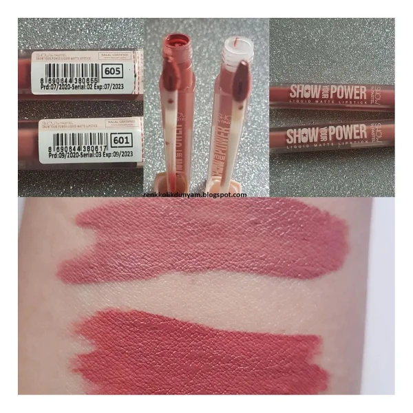 Show By Pastel Show Your Power Matte 601 Likit Ruj - Görsel 7