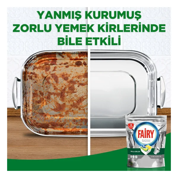 Fairy Platinum Plus Bulaşık Makinesi Tableti 50'li - Görsel 4