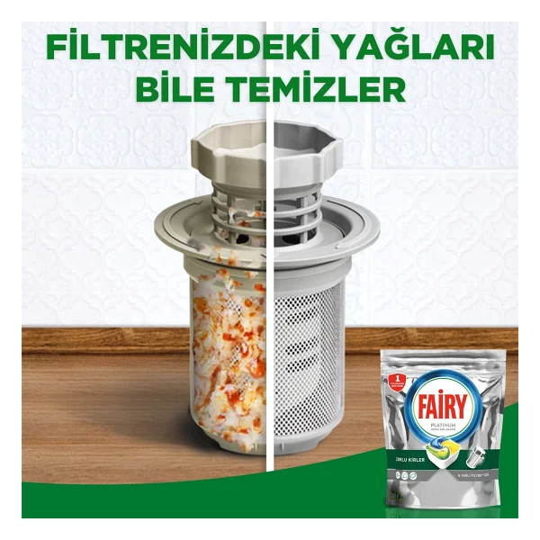 Fairy Platinum Plus Bulaşık Makinesi Tableti 50'li - Görsel 5