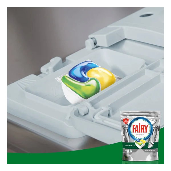 Fairy Platinum Plus Bulaşık Makinesi Tableti 50'li - Görsel 8