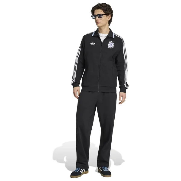 Adidas Erkek Futbol Eşofman Üstü Arjantin A Og Jk Jz6287 - Siyah - Görsel 3