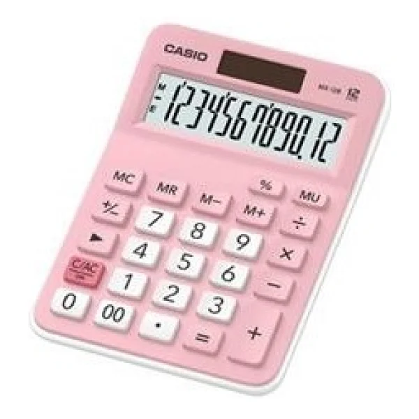 Casio Mx-12b-Pk Toz Pembe 12 Haneli Masaüstü Hesap Makinesi - Görsel 10