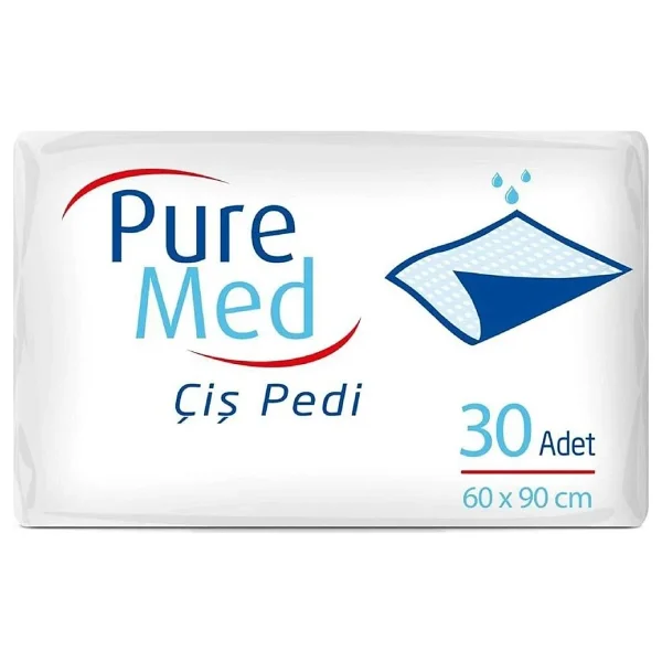 Pure Med 60 X 90 Cm Kedi Köpek Çiş Pedi 30 Adet Premium Kalite Evcil Dostlar İçin Özel - Görsel 4