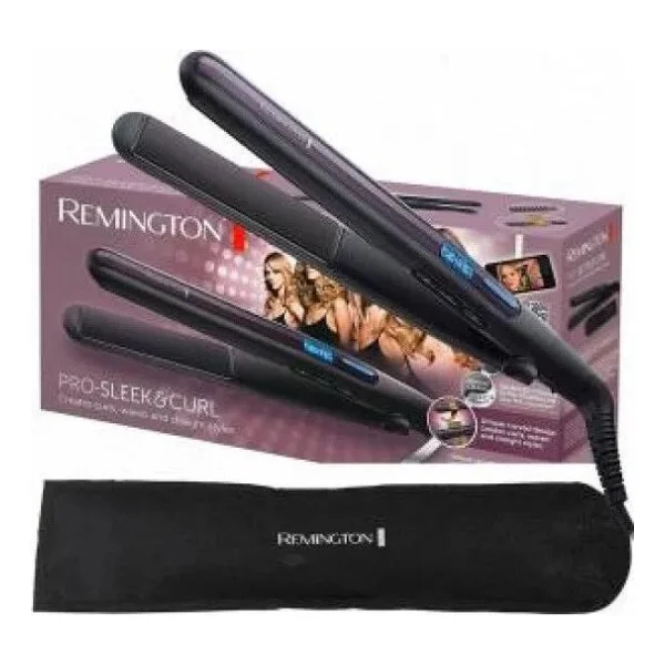 Remington S6505 PRO-Sleek & Curl Seramik Saç Düzleştirici 150-230°C Isı Ayarı ile Hızlı Isınma - Mor - Görsel 5