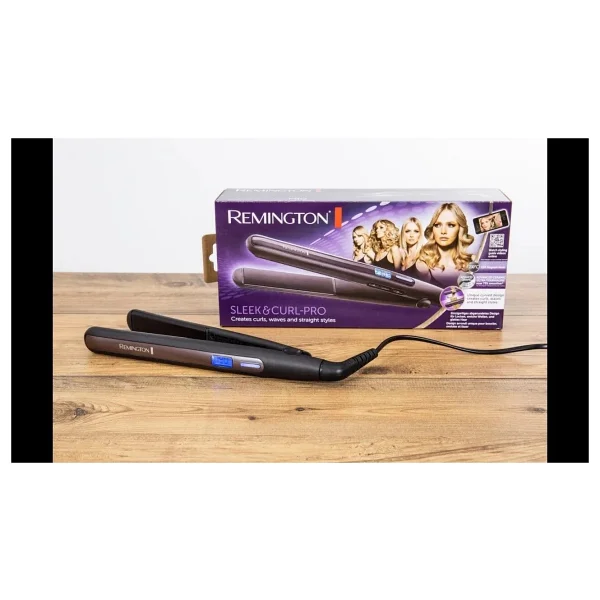 Remington S6505 PRO-Sleek & Curl Seramik Saç Düzleştirici 150-230°C Isı Ayarı ile Hızlı Isınma - Mor - Görsel 6