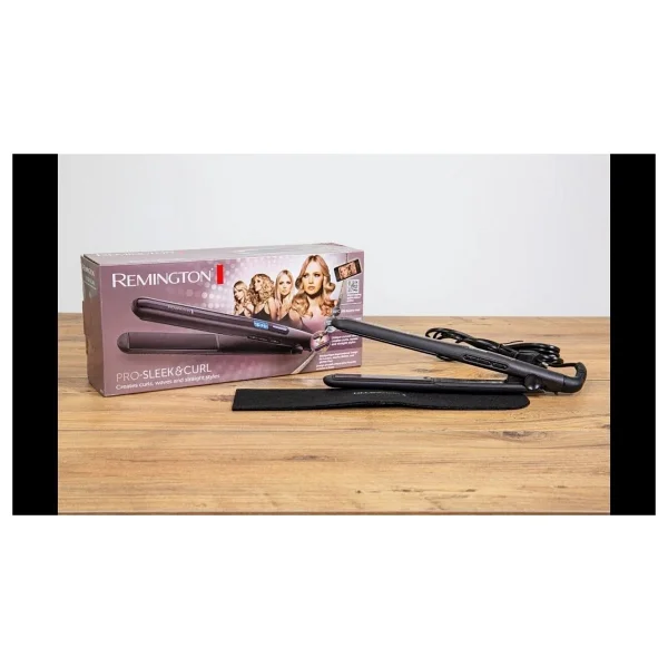 Remington S6505 PRO-Sleek & Curl Seramik Saç Düzleştirici 150-230°C Isı Ayarı ile Hızlı Isınma - Mor - Görsel 7