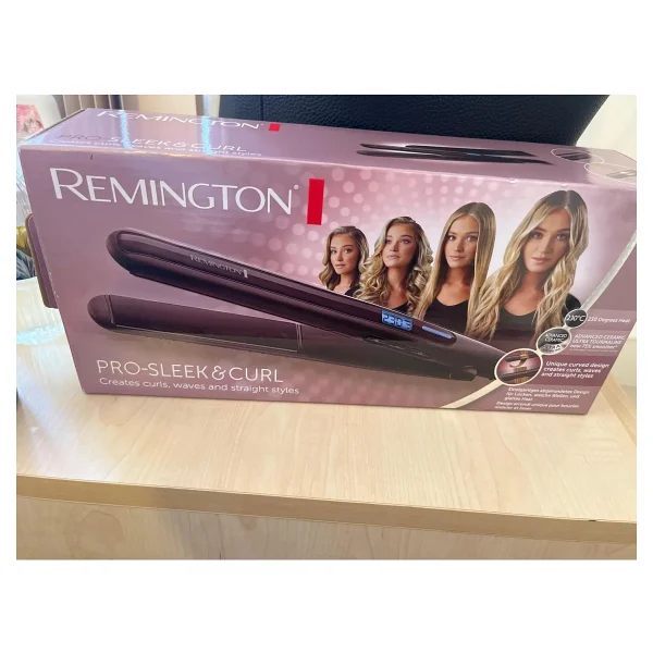 Remington S6505 PRO-Sleek & Curl Seramik Saç Düzleştirici 150-230°C Isı Ayarı ile Hızlı Isınma - Mor - Görsel 8