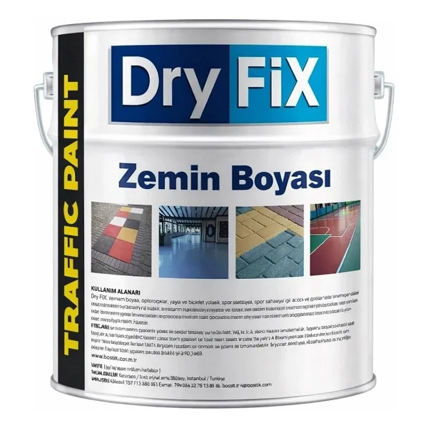 Dryfix Traffic Paint 5 Kg Zemin Boyası - Görsel 4