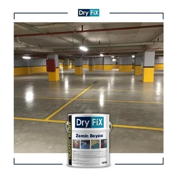 Dryfix Traffic Paint 5 Kg Zemin Boyası - Görsel 5
