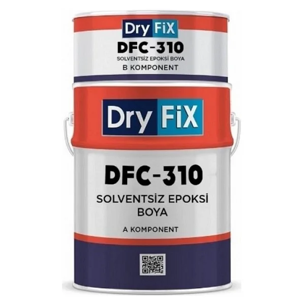 Dryfix Dfc-310 Solventsiz Epoksi Son Kat Boya 20 Kg Ral 7035 Açık Gri - Görsel 3