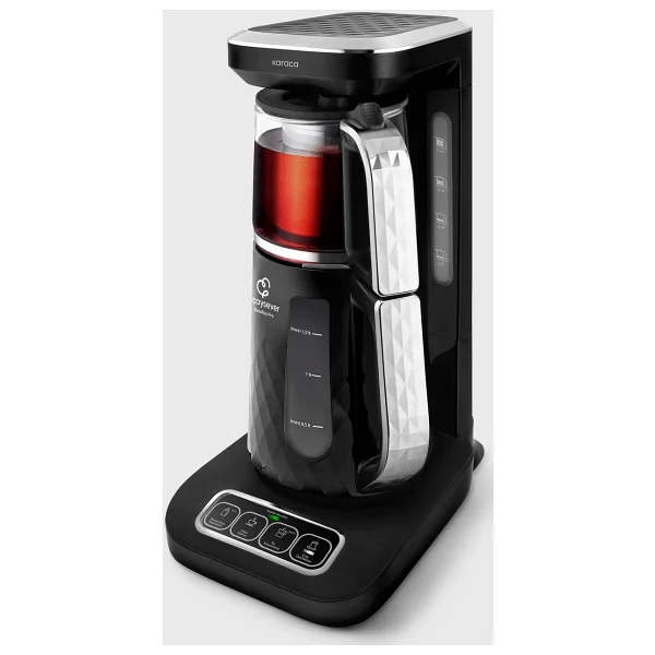 Karaca Çaysever Robotea Pro Quartz 4in1 2500 W Konuşan Cam Demlikli Çay Makinesi - Görsel 2
