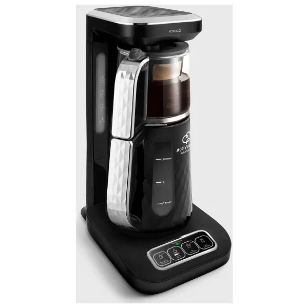 Karaca Çaysever Robotea Pro Quartz 4in1 2500 W Konuşan Cam Demlikli Çay Makinesi - Görsel 3