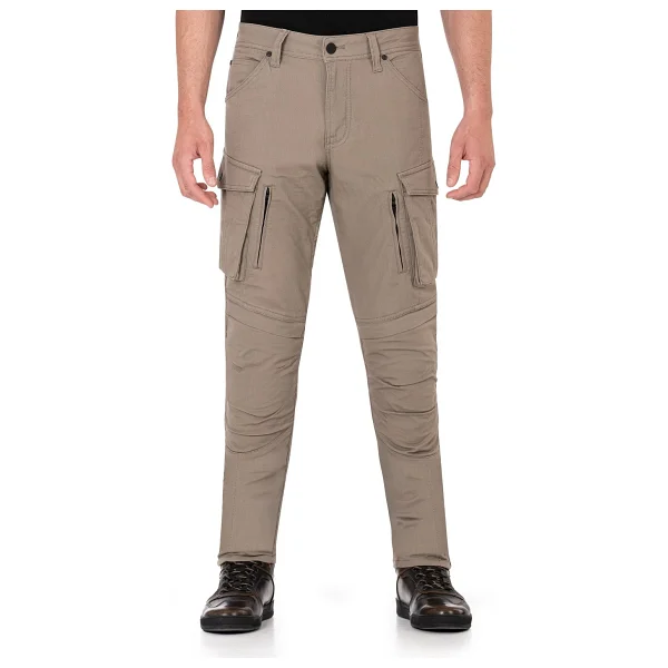 The Biker Jeans Truva Cargo Beige Erkek Motosiklet Pantolonu - Görsel 2