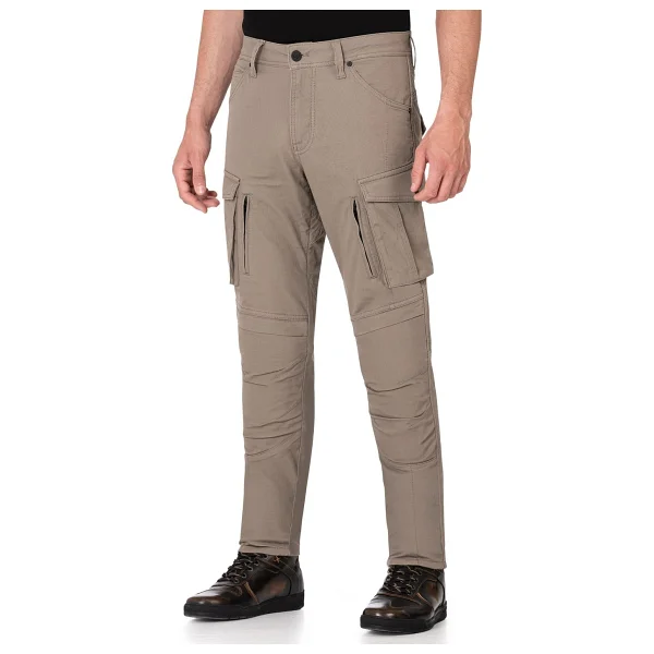 The Biker Jeans Truva Cargo Beige Erkek Motosiklet Pantolonu - Görsel 3