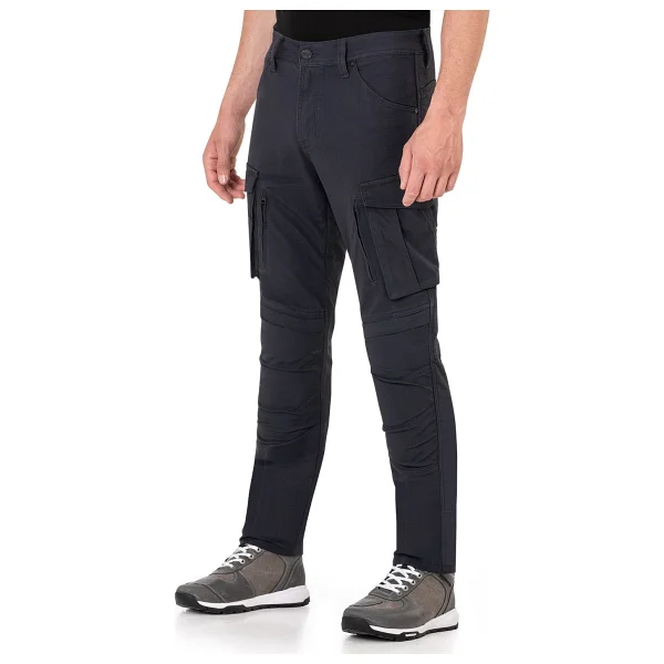 The Biker Jeans Truva Cargo Black Erkek Motosiklet Pantolonu - Görsel 3