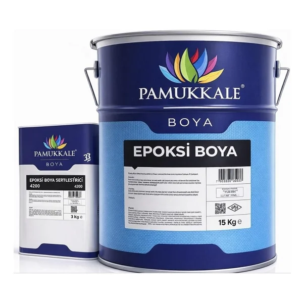 Pamukkale 4200 Epoksi Boya 18 Kg Ral 7004 Sinyal Grisi - Görsel 2