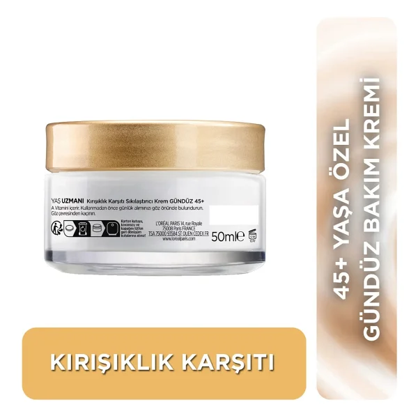 L'oreal Paris Yaş Uzmanı 45+ Retino-Peptit Kırışıklık Karşıtı 50 Ml Gündüz Kremi - Görsel 8