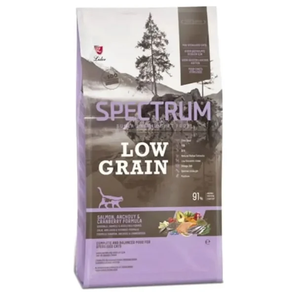 Spectrum Low Grain Somonlu Ve Hamsili 12 Kg Kısırlaştırılmış Yetişkin Kedi Maması - Görsel 9