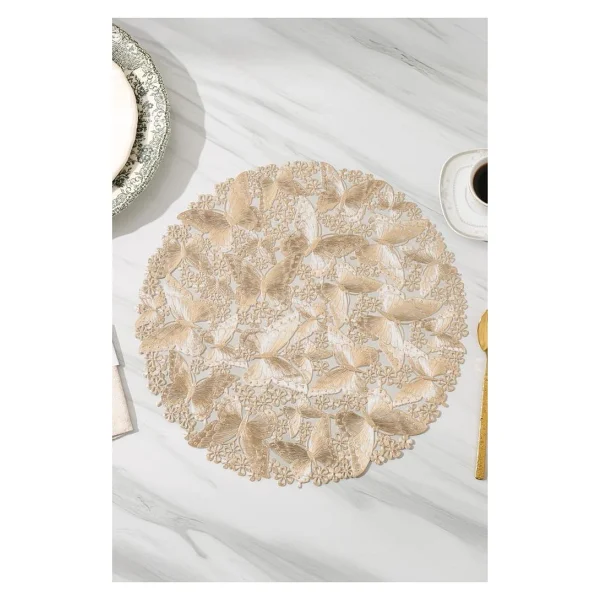 Digithome 6'lı Amerikan Servisi Supla Yuvarlak Gold 38 Cm - Acr-626/20 - Görsel 8