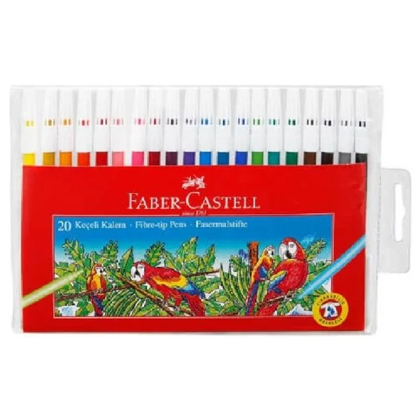 Faber-Castell 20'li Keçeli Kalem Seti - Görsel 9