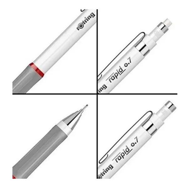 Rotring Rapid Beyaz 0.7 Mm Versatil Uçlu Kalem - Görsel 4