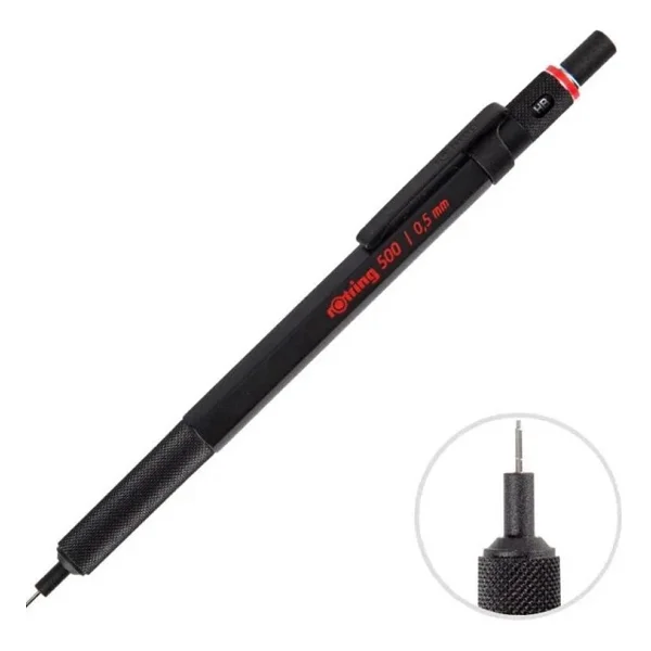 Rotring 500 Siyah 0.5 Mm Versatil Uçlu Kalem - Görsel 5
