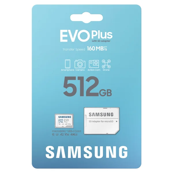 Samsung Evo Plus 512gb Micro Sd - Okuma Hızı 160mb/S. - Görsel 7