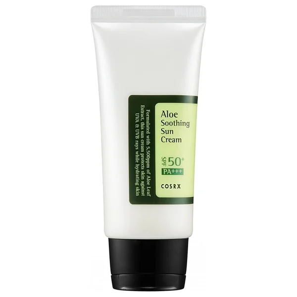 Cosrx Aloe Soothing Sun Cream SPF50 PA+++ Aloe Vera Ekstreli Yatıştırıcı Güneş Kremi Hassas Ciltler İçin - Görsel 2