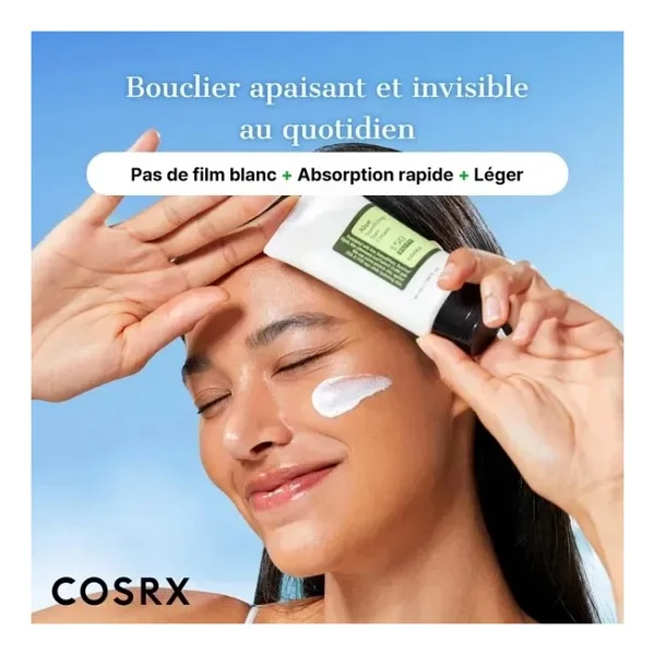 Cosrx Aloe Soothing Sun Cream SPF50 PA+++ Aloe Vera Ekstreli Yatıştırıcı Güneş Kremi Hassas Ciltler İçin - Görsel 3