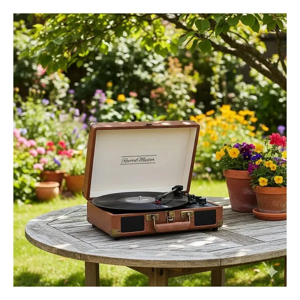 Record Master St14012 Kahverengi Çantalı Retro Pikap - Görsel 4