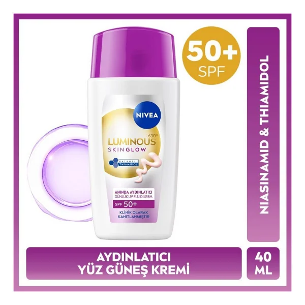 Nivea Luminous630 Skin Glow Fluid 40 Ml 50 Faktör Güneş Kremi - Görsel 10