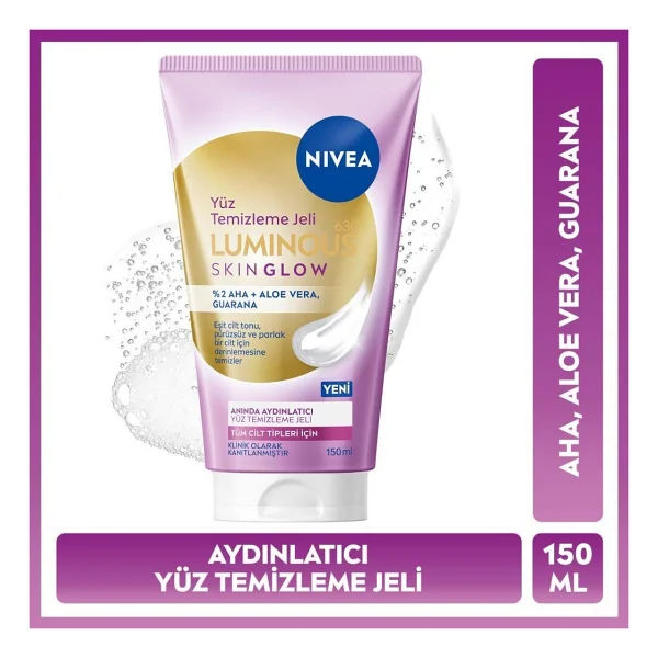 Nivea Skin Glow Anında Aydınlatıcı 150 Ml Yüz Temizleme Jeli - Görsel 3