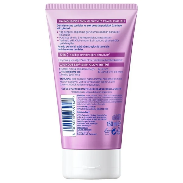 Nivea Skin Glow Anında Aydınlatıcı 150 Ml Yüz Temizleme Jeli - Görsel 2