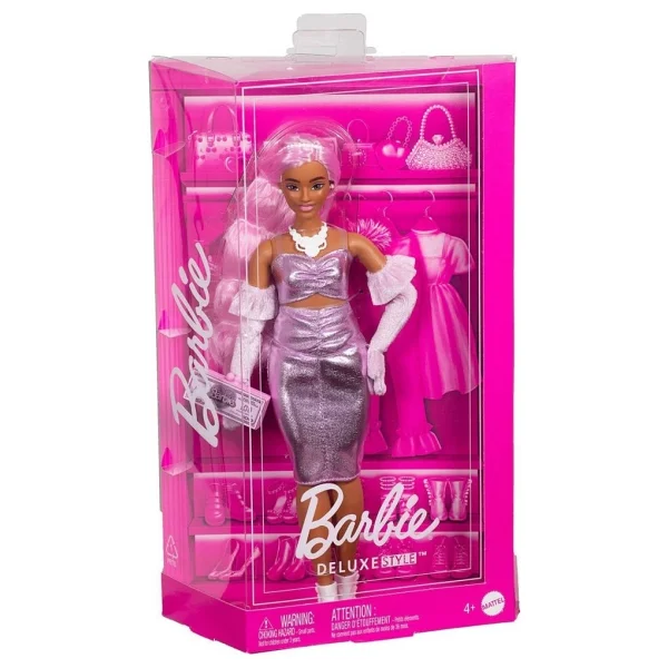 Barbie Deluxe Style Kahverengi Saçlı Bebek Hyv24-Hyv28 - Görsel 6