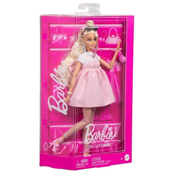 Barbie Deluxe Style Kahverengi Saçlı Bebek Hyv24-Hyv28 - Görsel 2