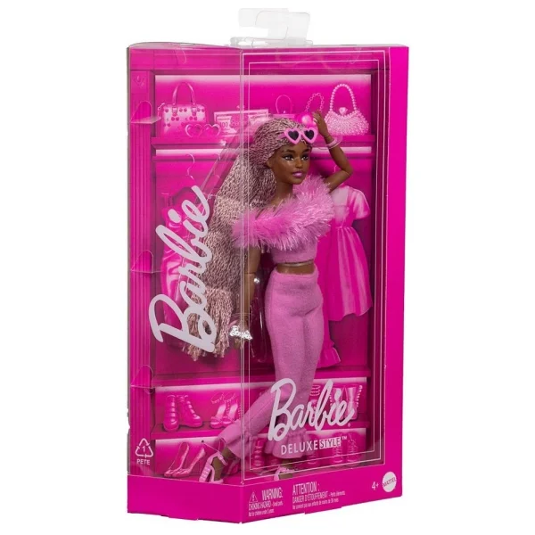 Barbie Deluxe Style Kahverengi Saçlı Bebek Hyv24-Hyv28 - Görsel 4